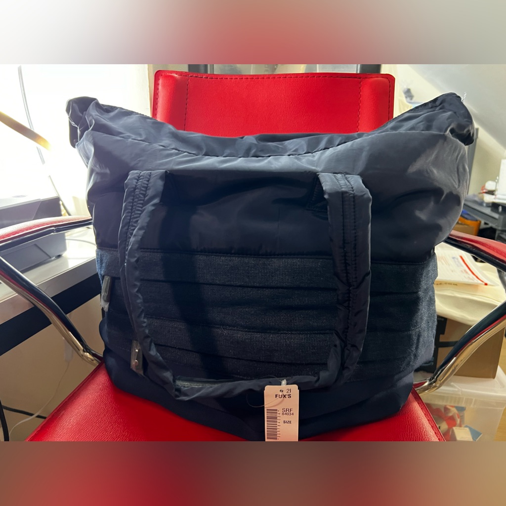 Sondra Roberts 21 Fox's Bag Navy Blue Bag Larger
